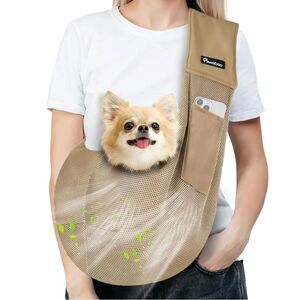 Pawaboo Brown Pet Carrier Sling